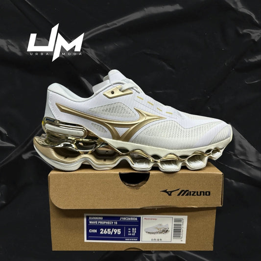 Mizuno Wave Prophecy 15 White Gold