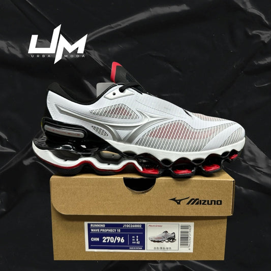 Mizuno Wave Prophecy 15 White Black Red
