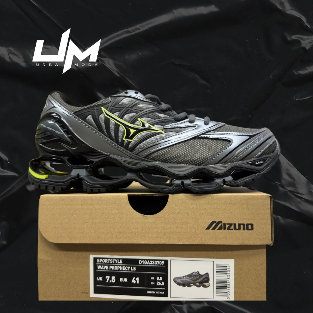 Mizuno Wave Prophecy LS Grey Black Lime