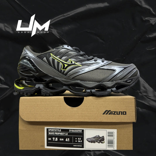 Mizuno Wave Prophecy LS Grey Black Lime