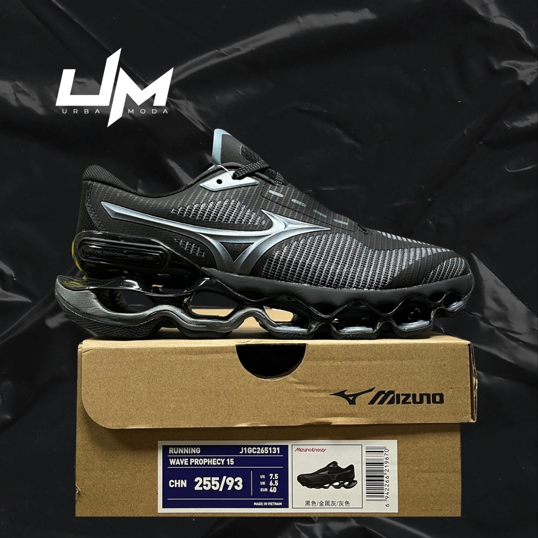 Mizuno Wave Prophecy 15 Black Silver