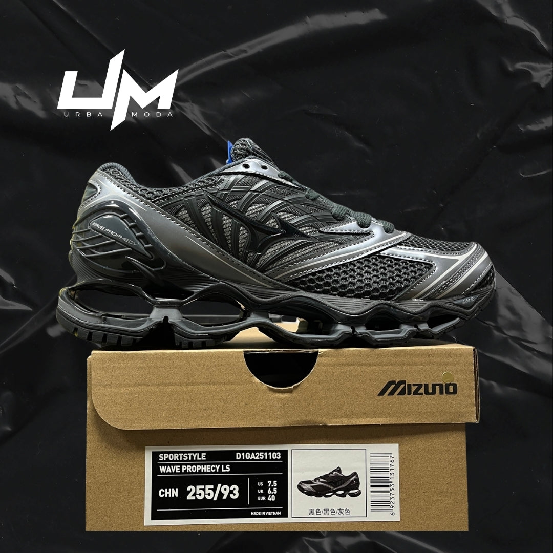 Mizuno Wave Prophecy LS Black Grey Silver