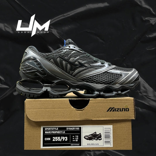 Mizuno Wave Prophecy LS Black Grey Silver