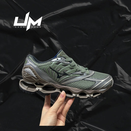 Mizuno Wave Prophecy LS Green Silver Grey