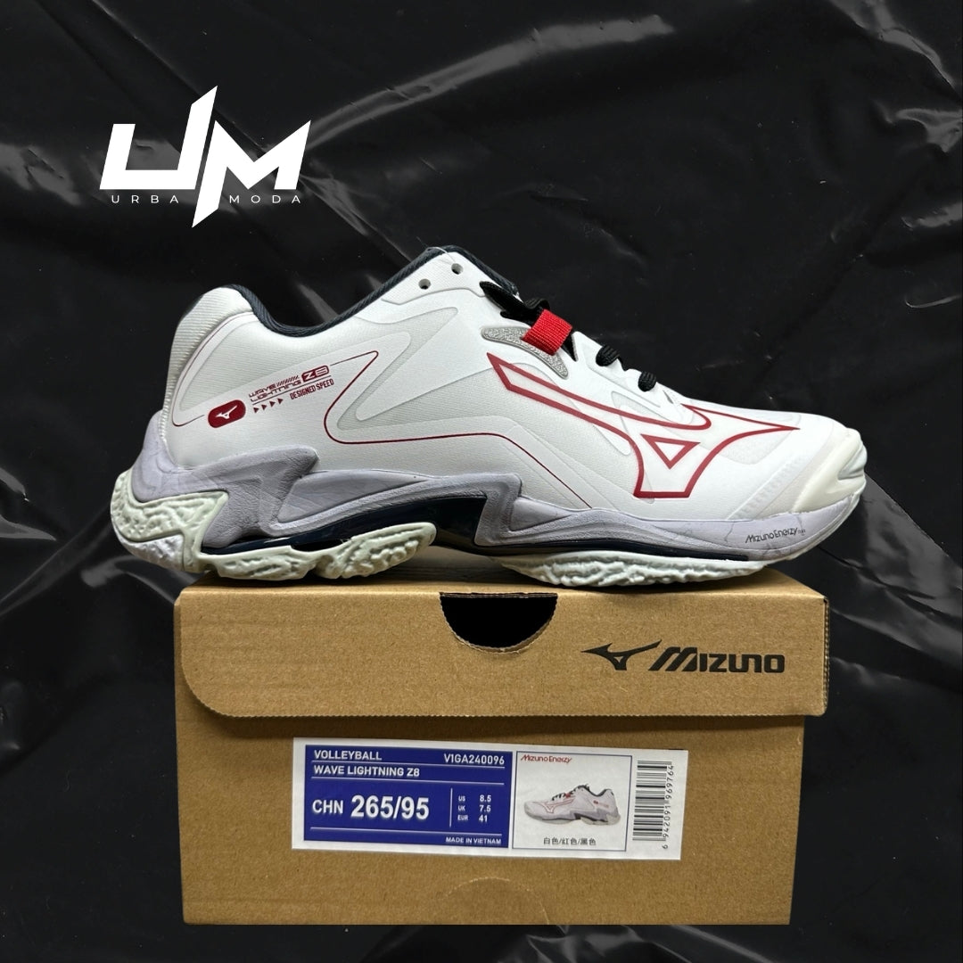 Mizuno Wave Lightning Z8 White Red