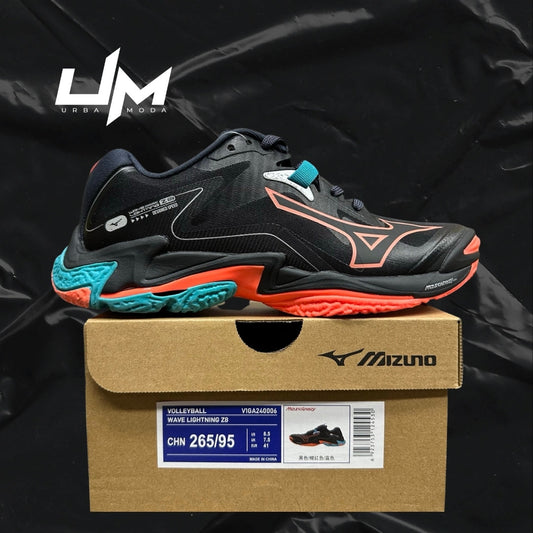 Mizuno Wave Lightning Z8 Black Coral Teal