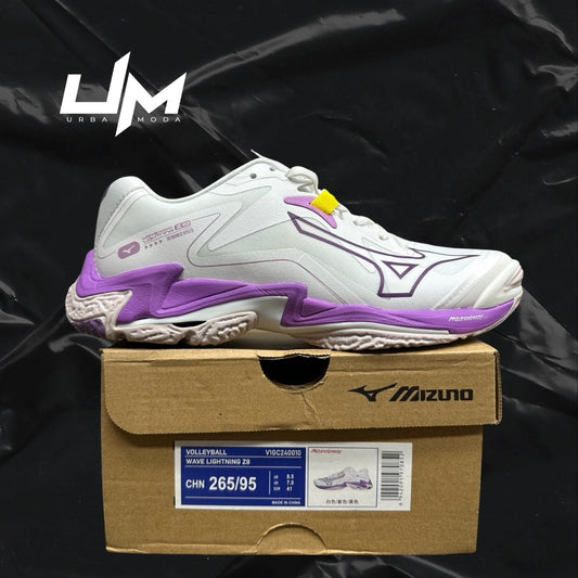 Mizuno Wave Lightning Z8 White Purple