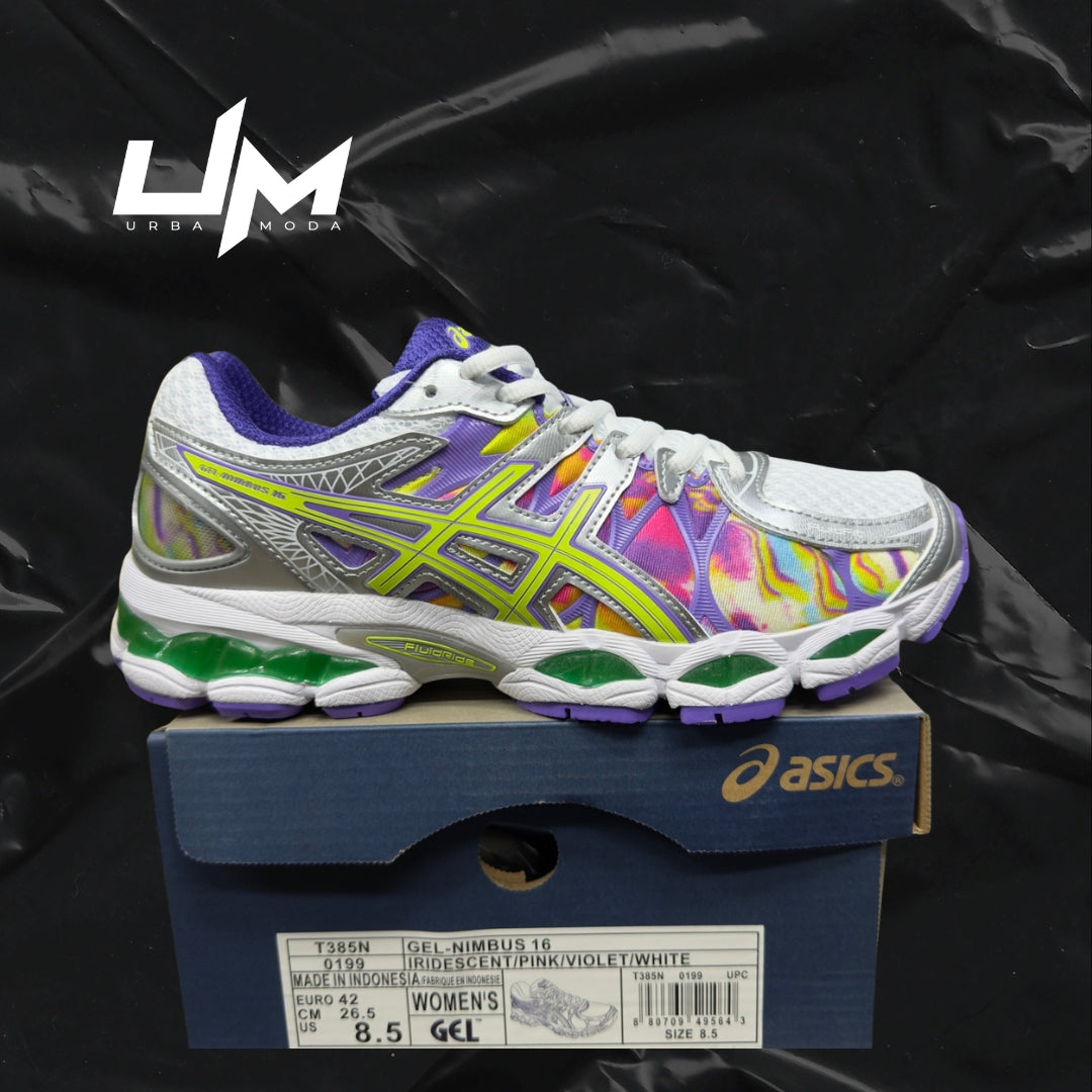 Asics Nimbus 16 Iridescent Pink Violet White