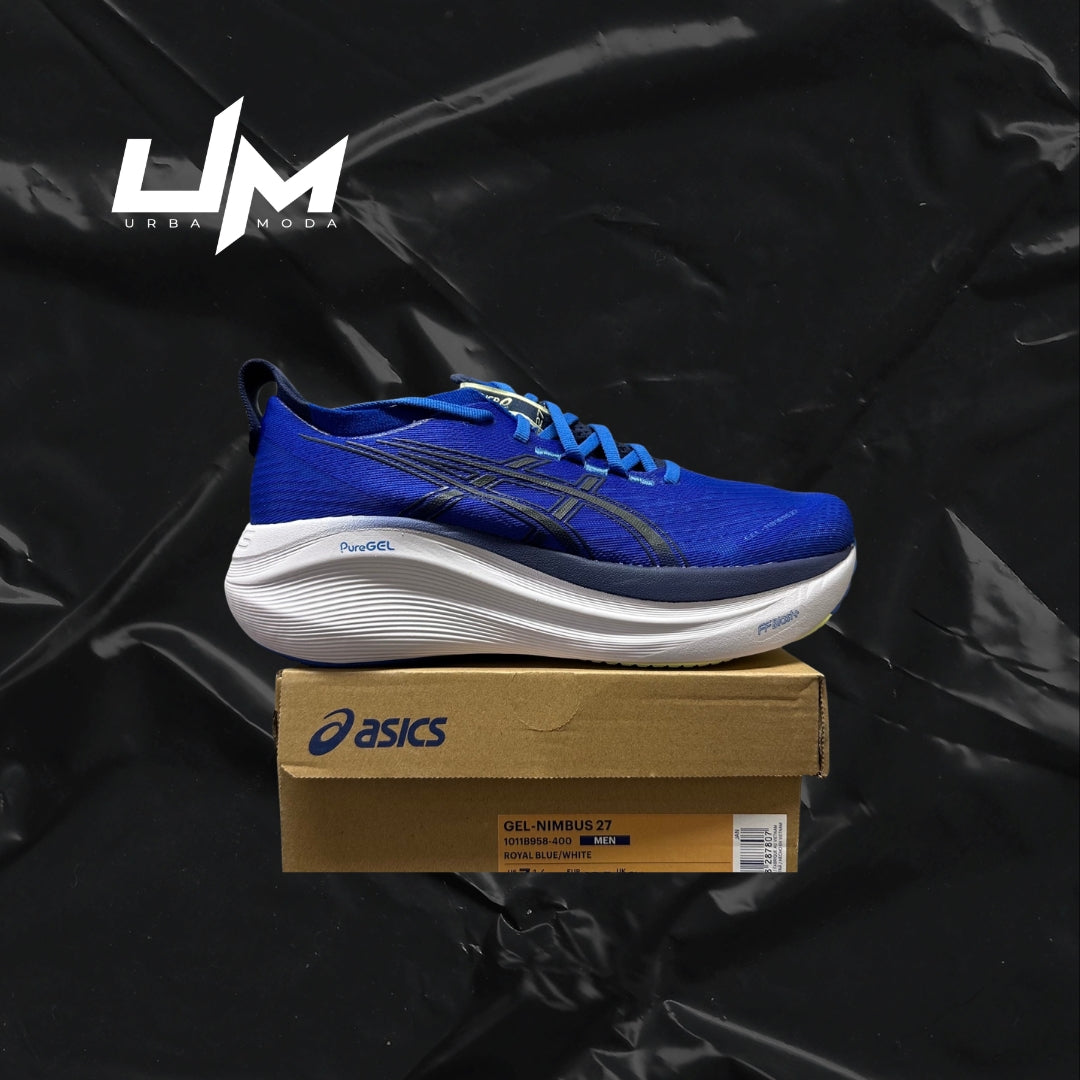 Asics Nimbus 27 Blue White
