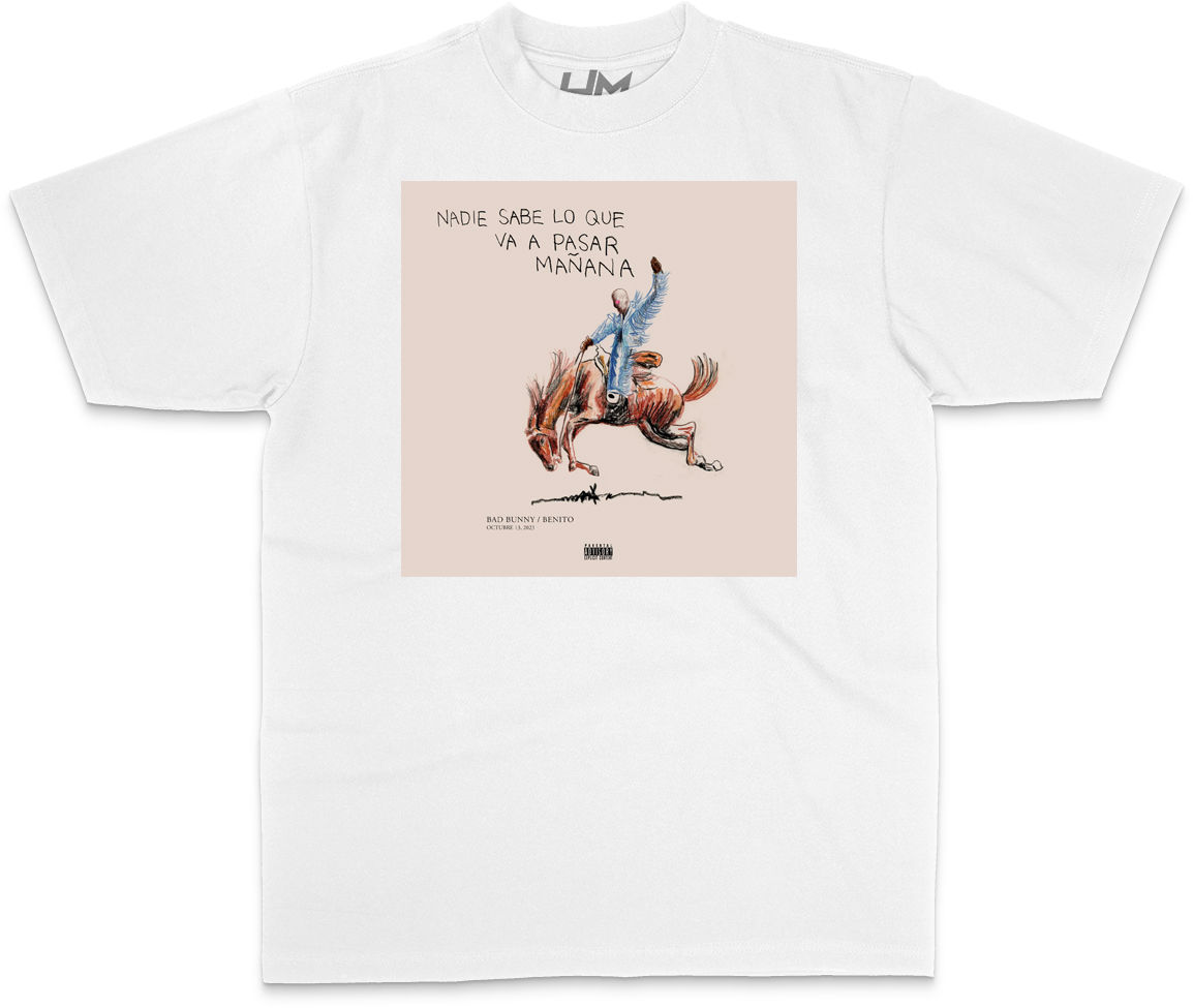 Nadie Sabe x Bad Bunny Album Heavyweight Shirt