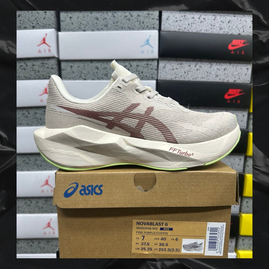 Asics Novablast 6 Pink Purple Coffee