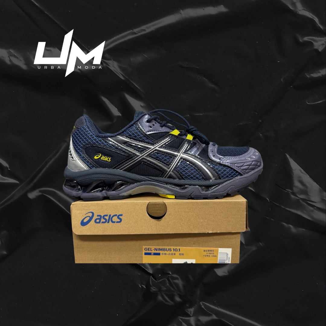 Asics Nimbus 10.1 Navy Purple Yellow