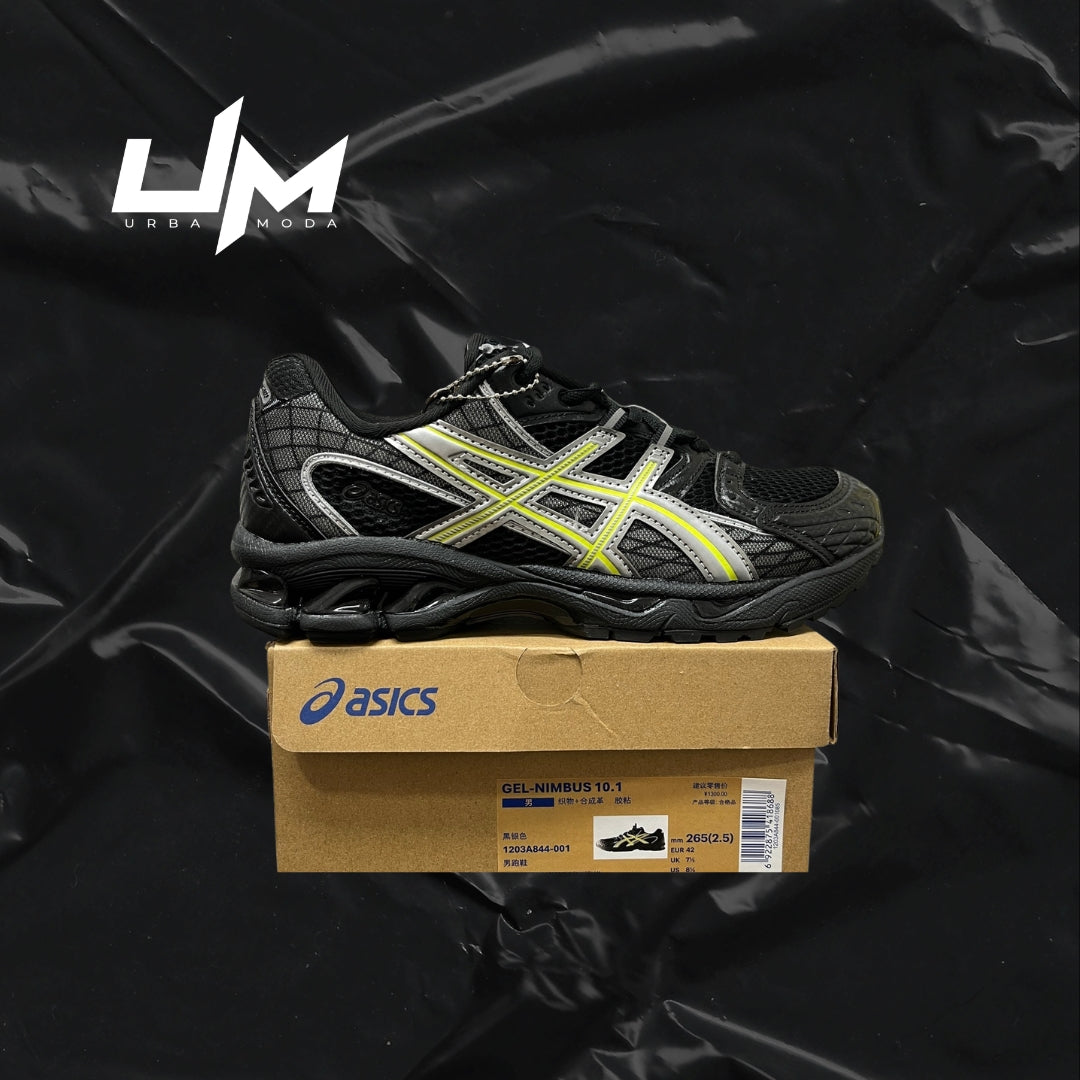 Asics Nimbus 10.1 Black Silver Yellow