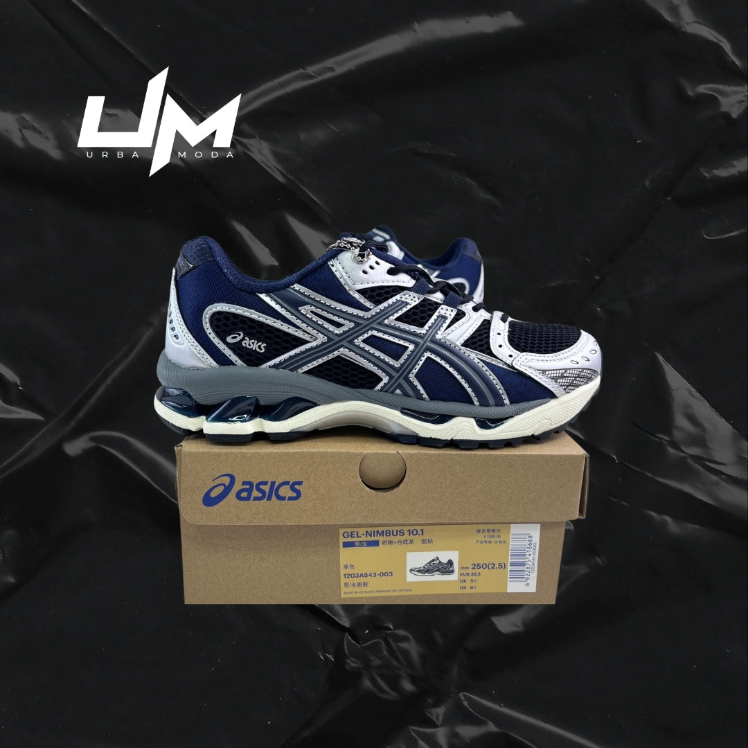 Asics Nimbus 10.1 Navy Silver Cream