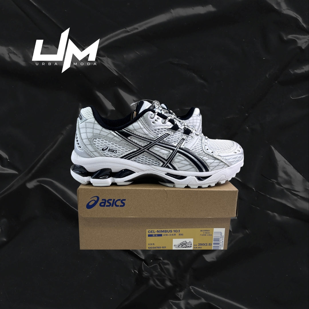 Asics Nimbus 10.1 White Silver Black