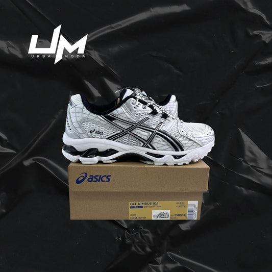 Asics Nimbus 10.1 White Silver Black