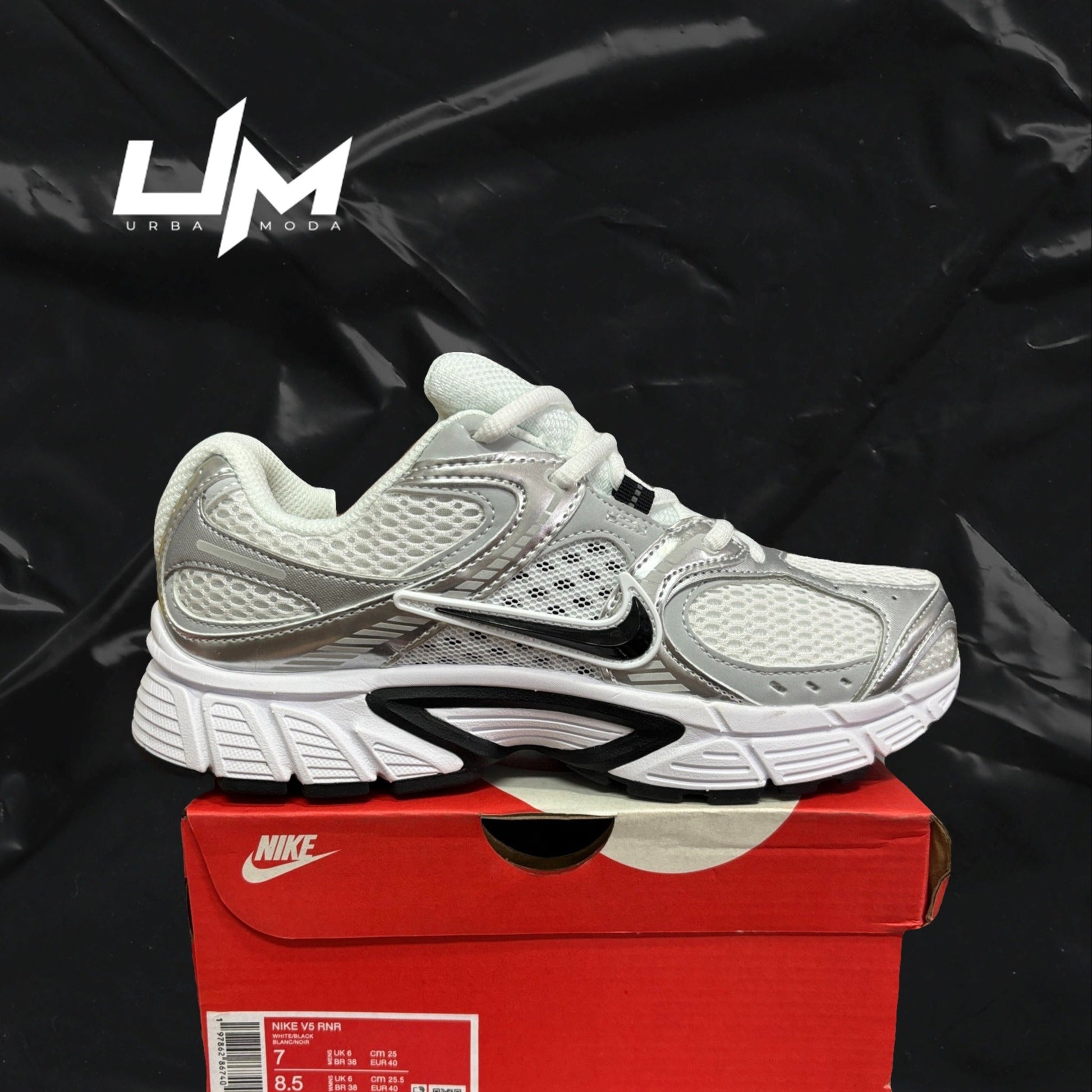 Nike V5 RNR White Black Silver