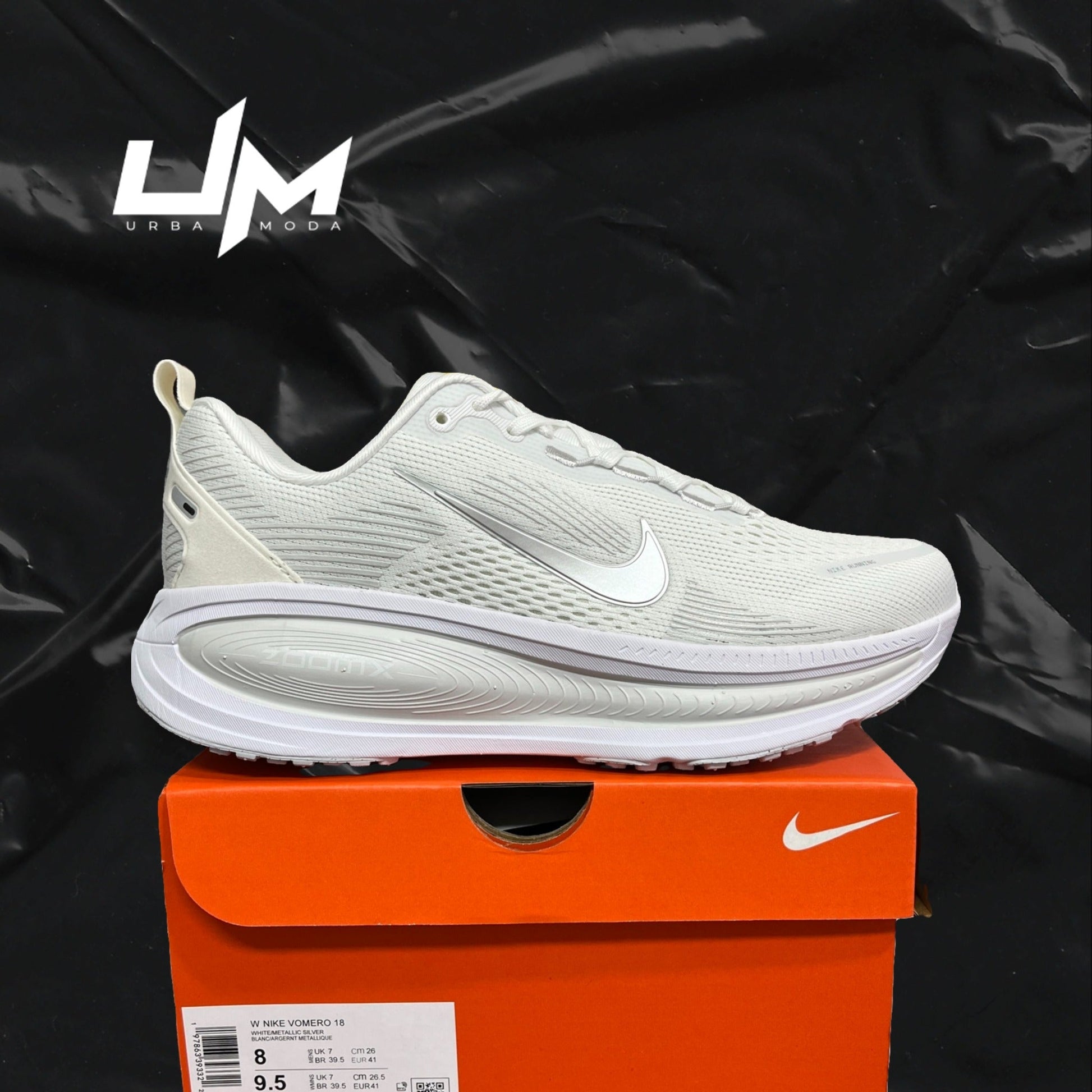 Nike Vomero 18 White Silver