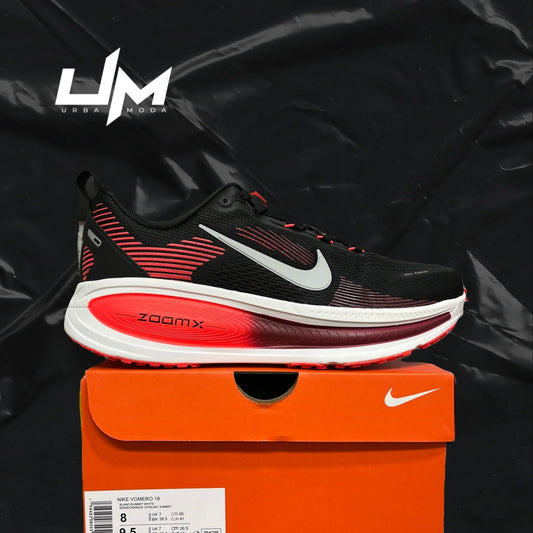 Nike Vomero 18 White Black Red