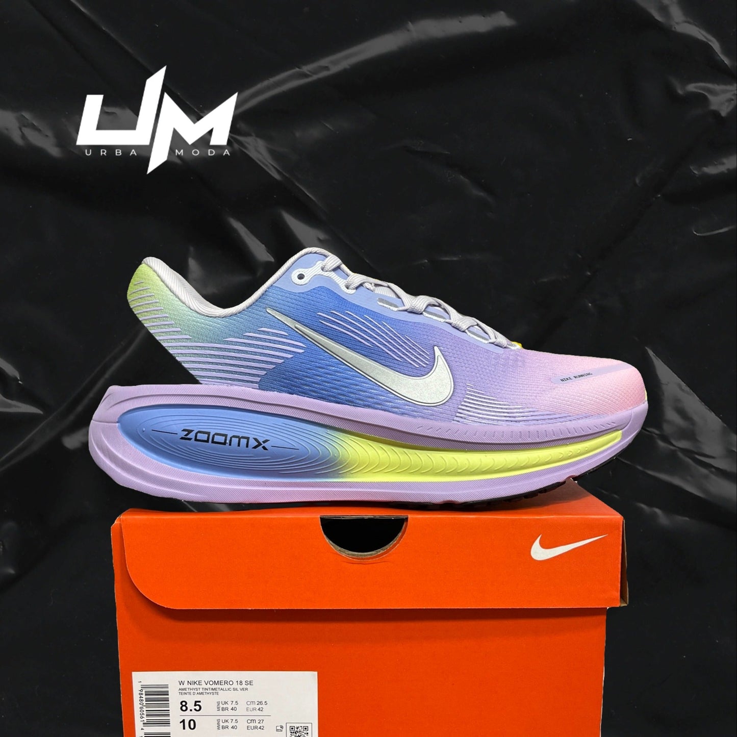 Nike Vomero 18 SE Purple Lilac Lime