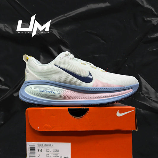 Nike Vomero 18 White Pink Blue
