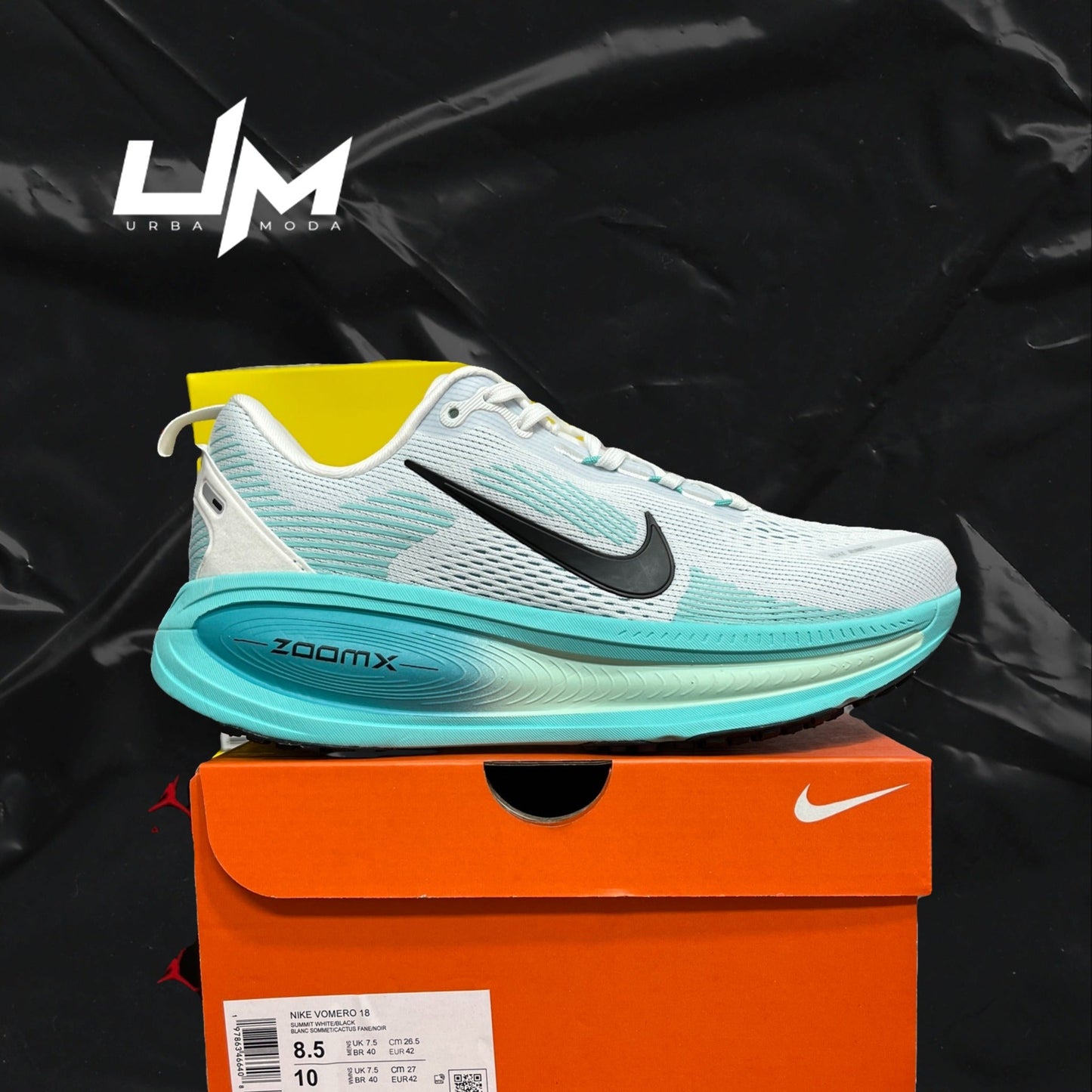 Nike Vomero 18 White Teal