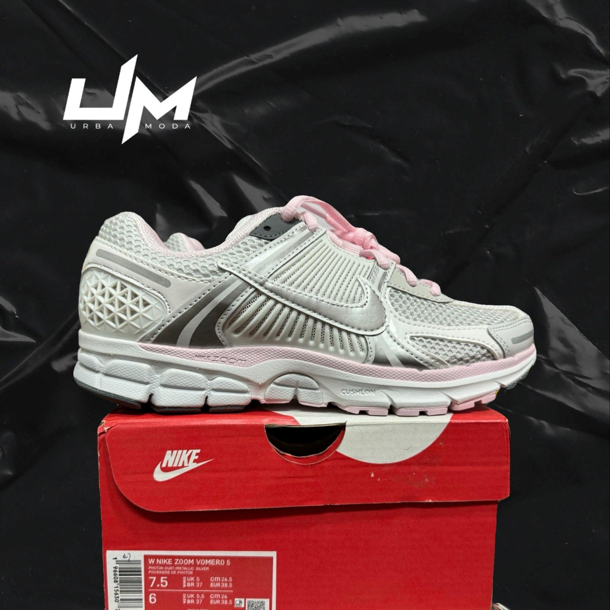Nike Zoom Vomero 5 White Pink Silver