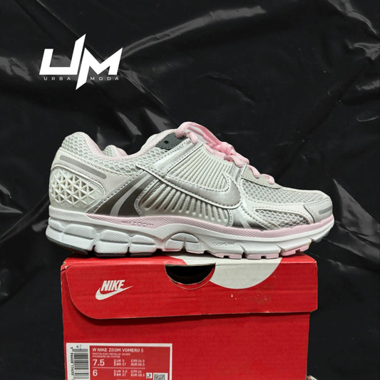 Nike Zoom Vomero 5 White Pink Silver