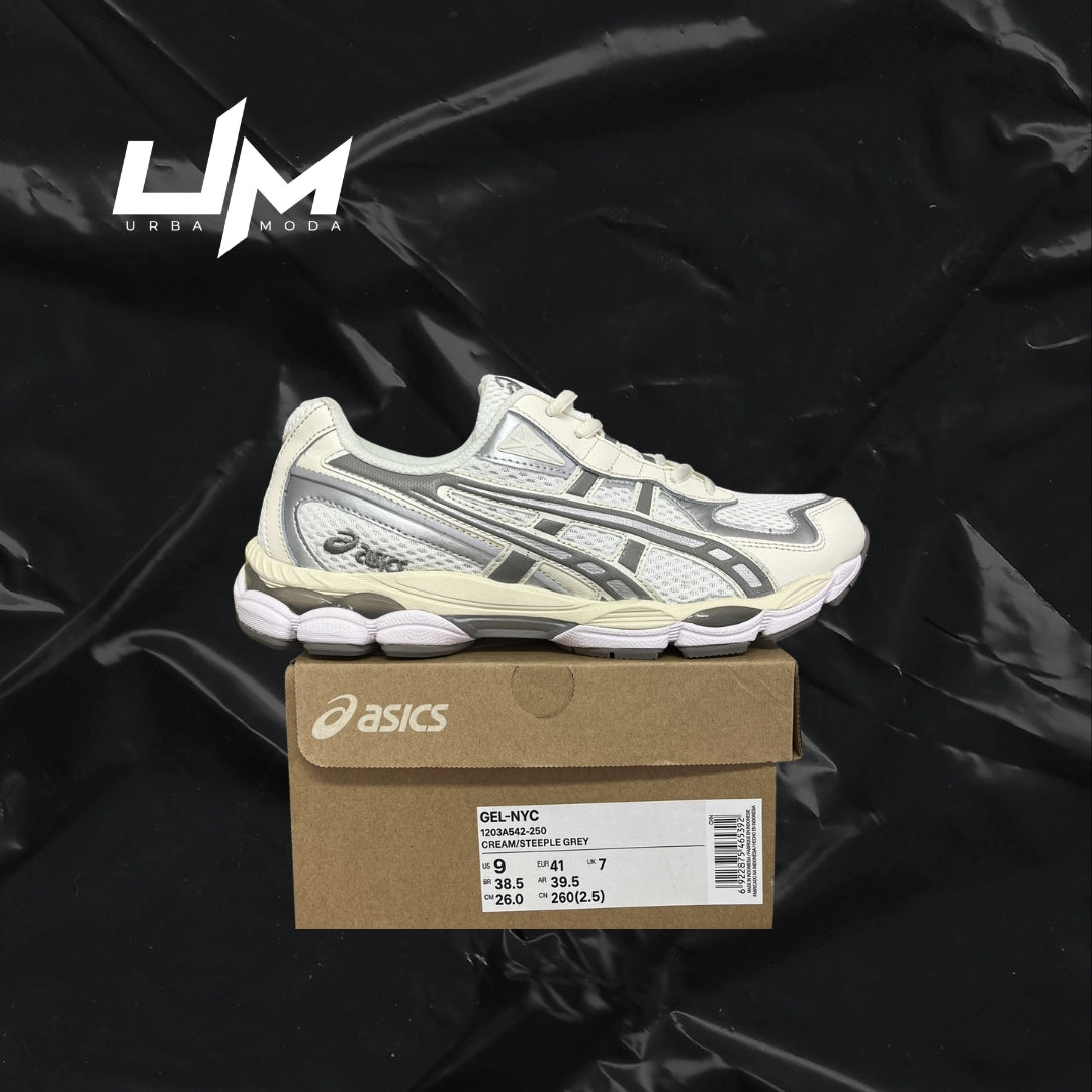 Asics NYC Cream Silver Grey