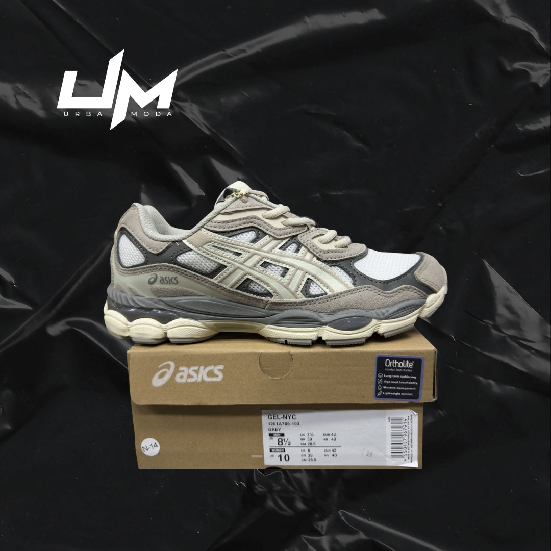 Asics NYC Taupe Cream Grey