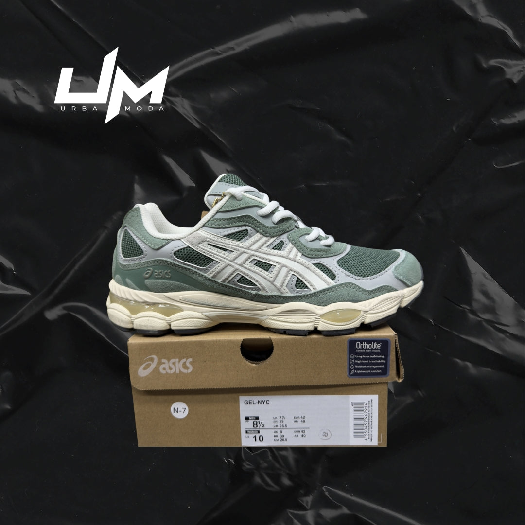 Asics NYC Green Cream White