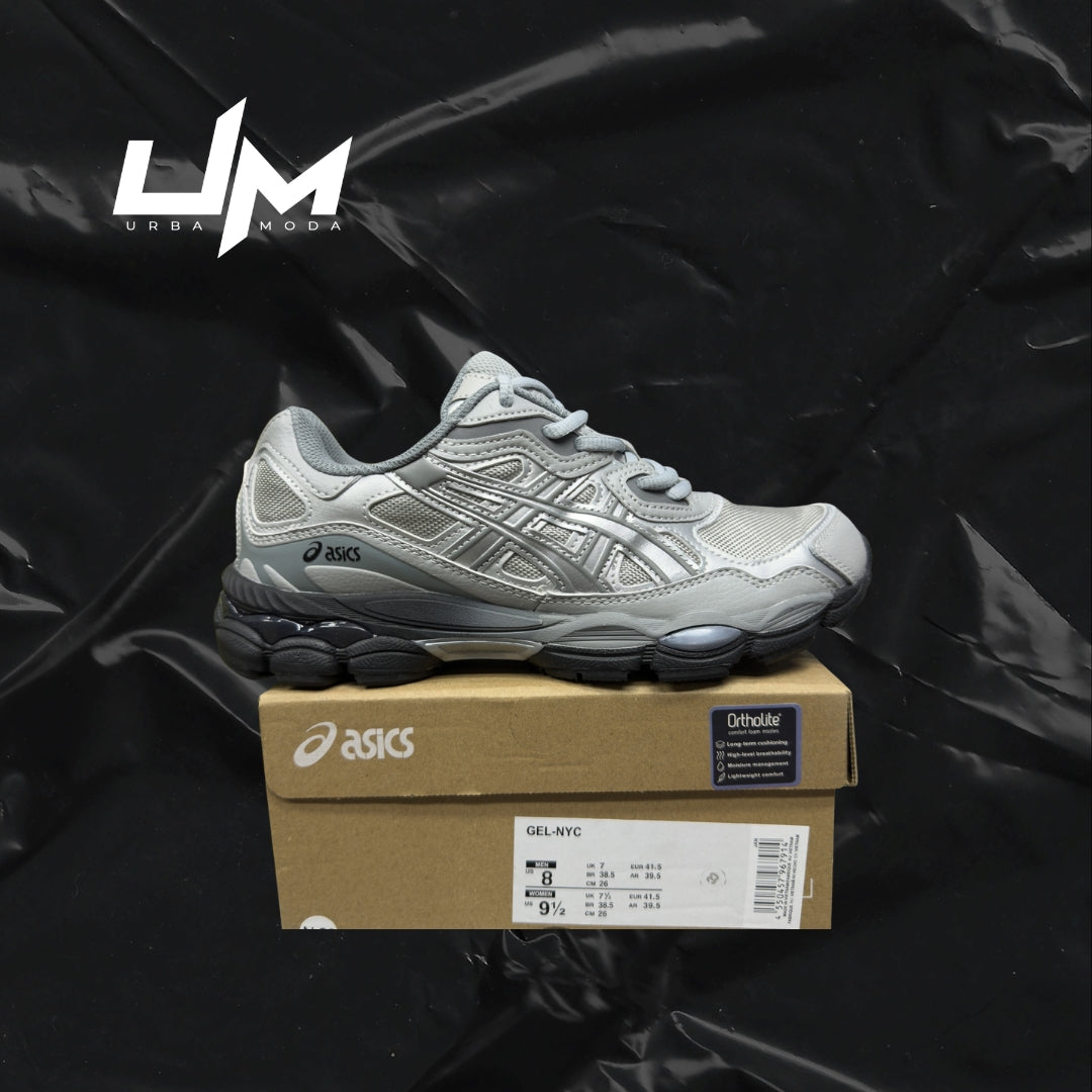Asics NYC Silver Grey White