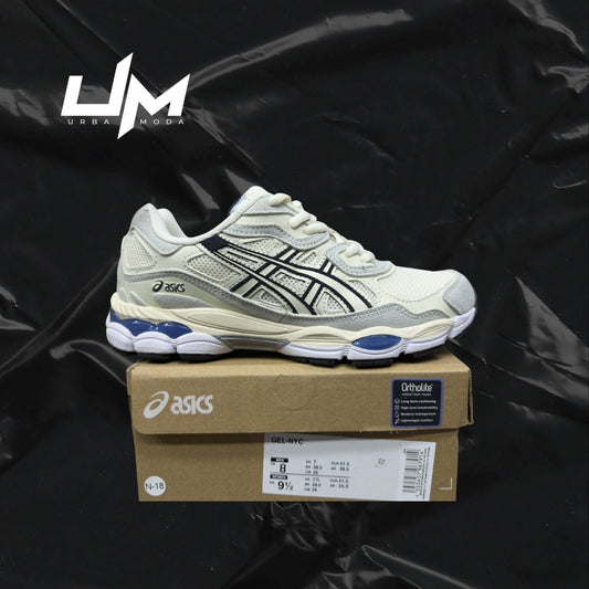 Asics NYC Cream Navy Blue