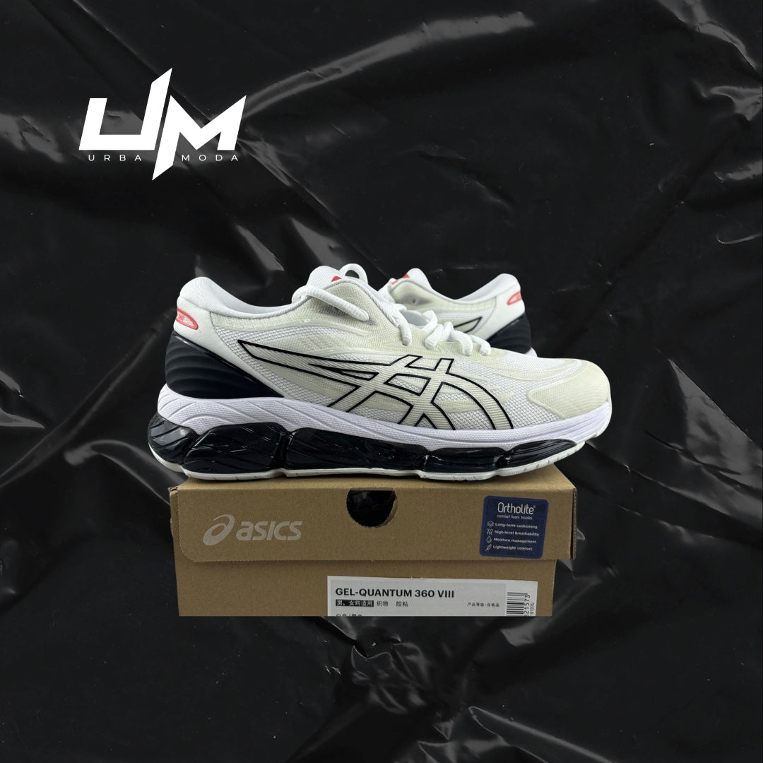 Asics Quantum White Black Red