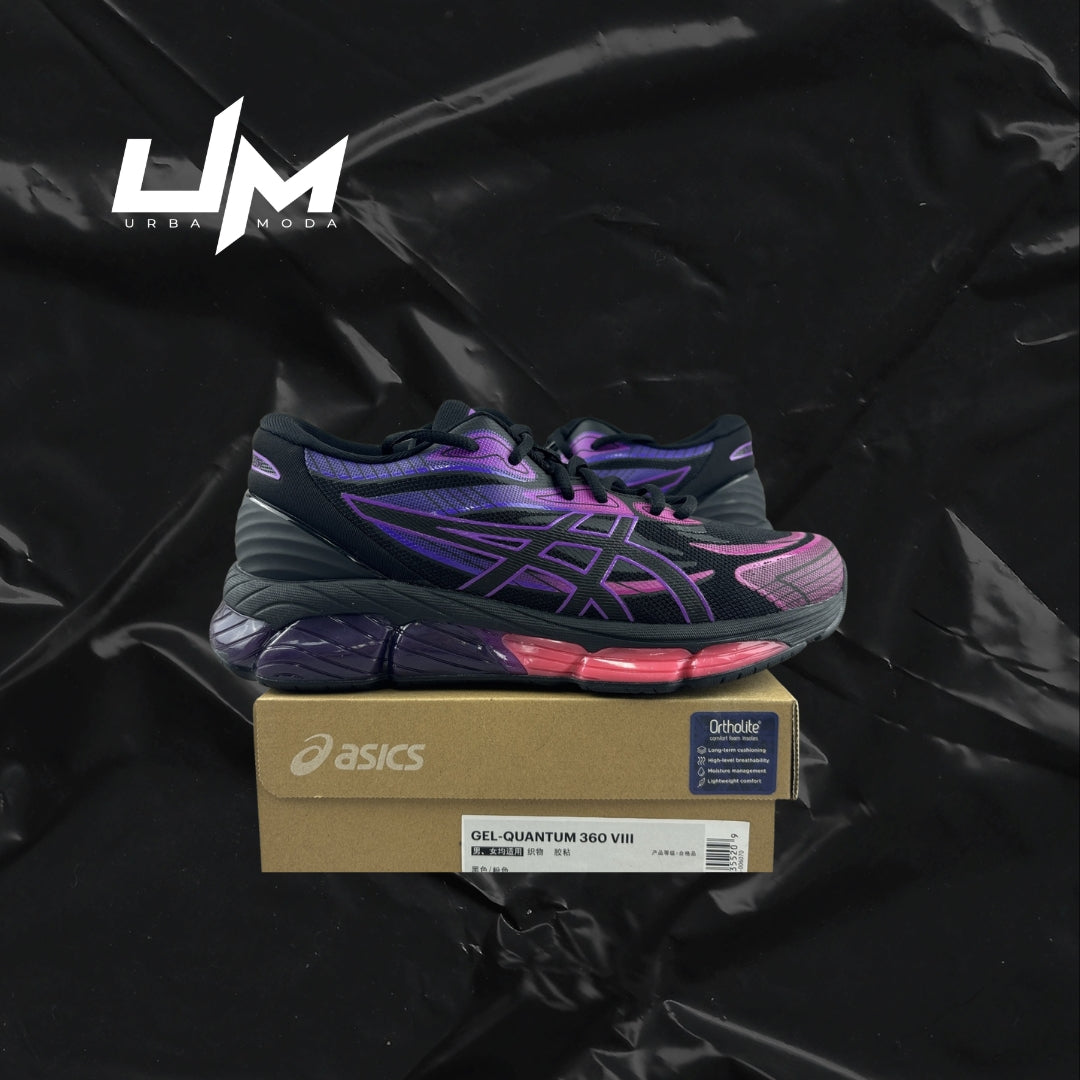 Asics Quantum Black Purple Pink
