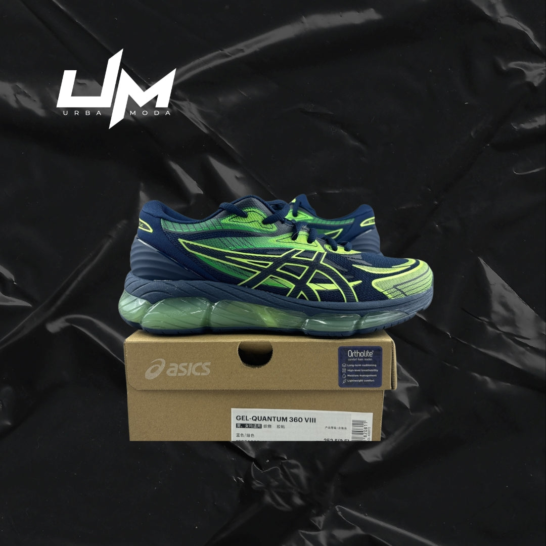 Asics Quantum Navy Green Lime