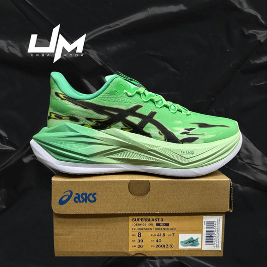 Asics Superblast 3 Fluorescent Green Black