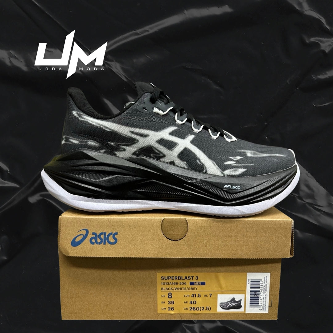 Asics Superblast 3 Black White Grey