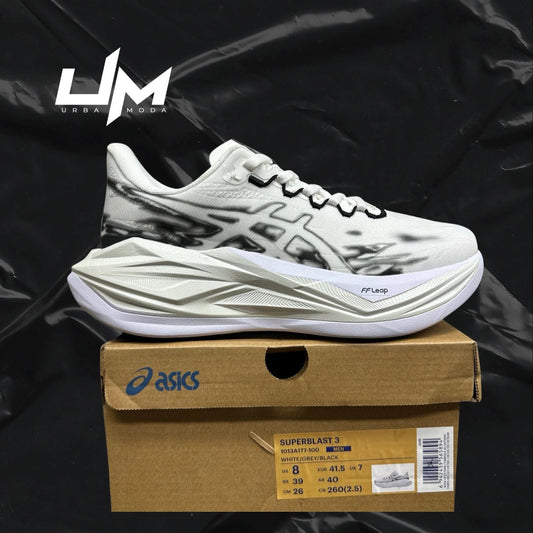 Asics Superblast 3 White Grey Black