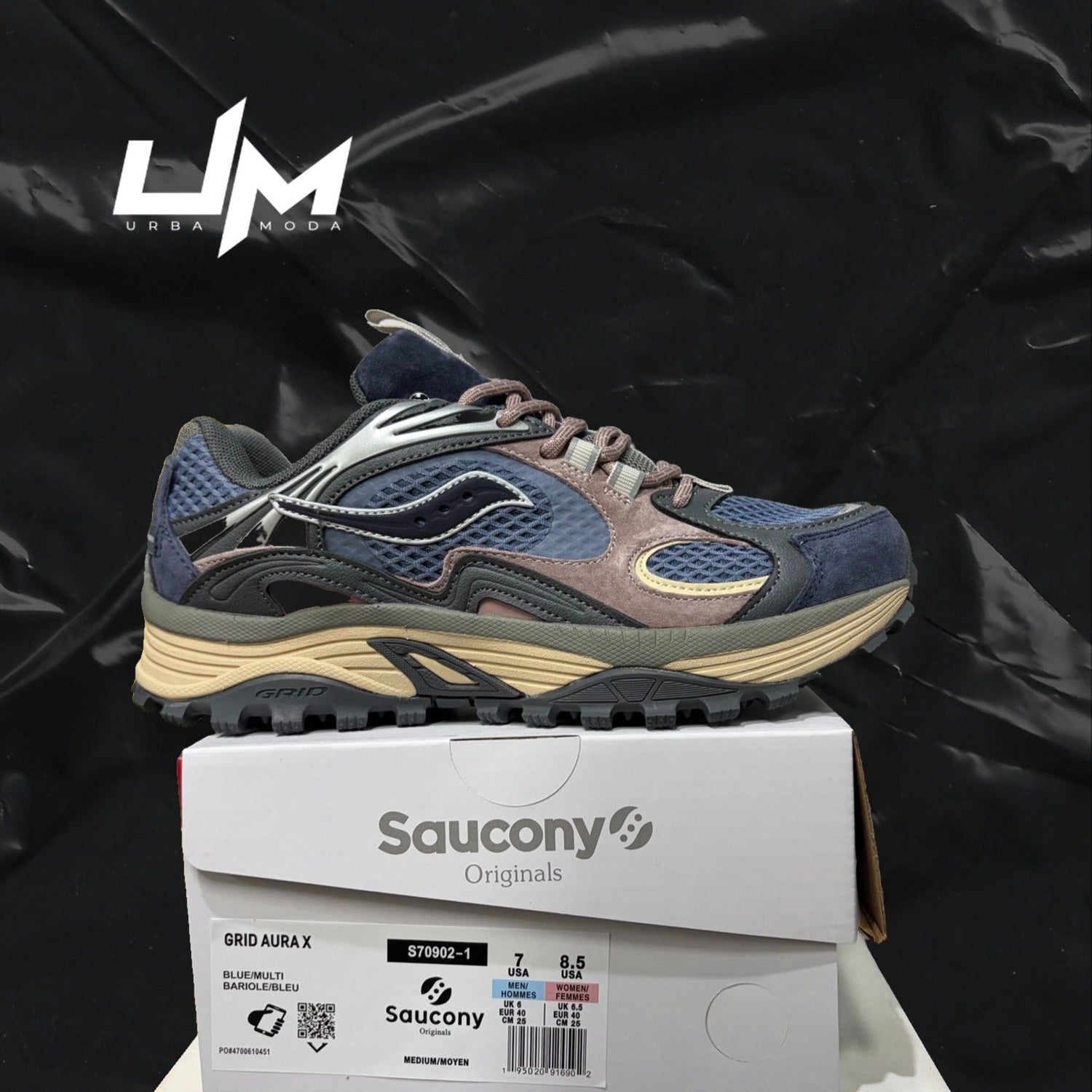 Saucony Grid Aura X Blue Multi