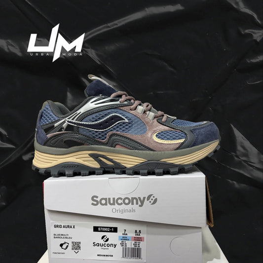 Saucony Grid Aura X Blue Multi