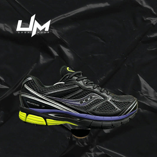 Saucony ProGrid Guide 7 Black Purple Green