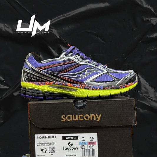 Saucony ProGrid Guide 7 Purple Silver Black
