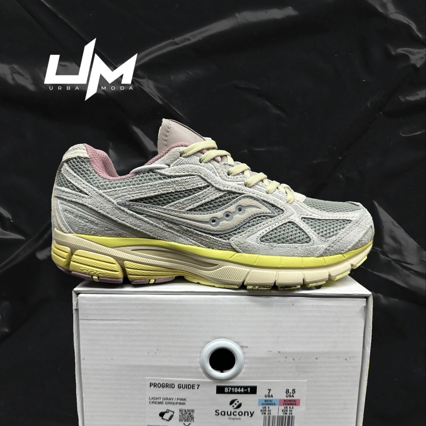 Saucony ProGrid Guide 7 Light Gray Pink