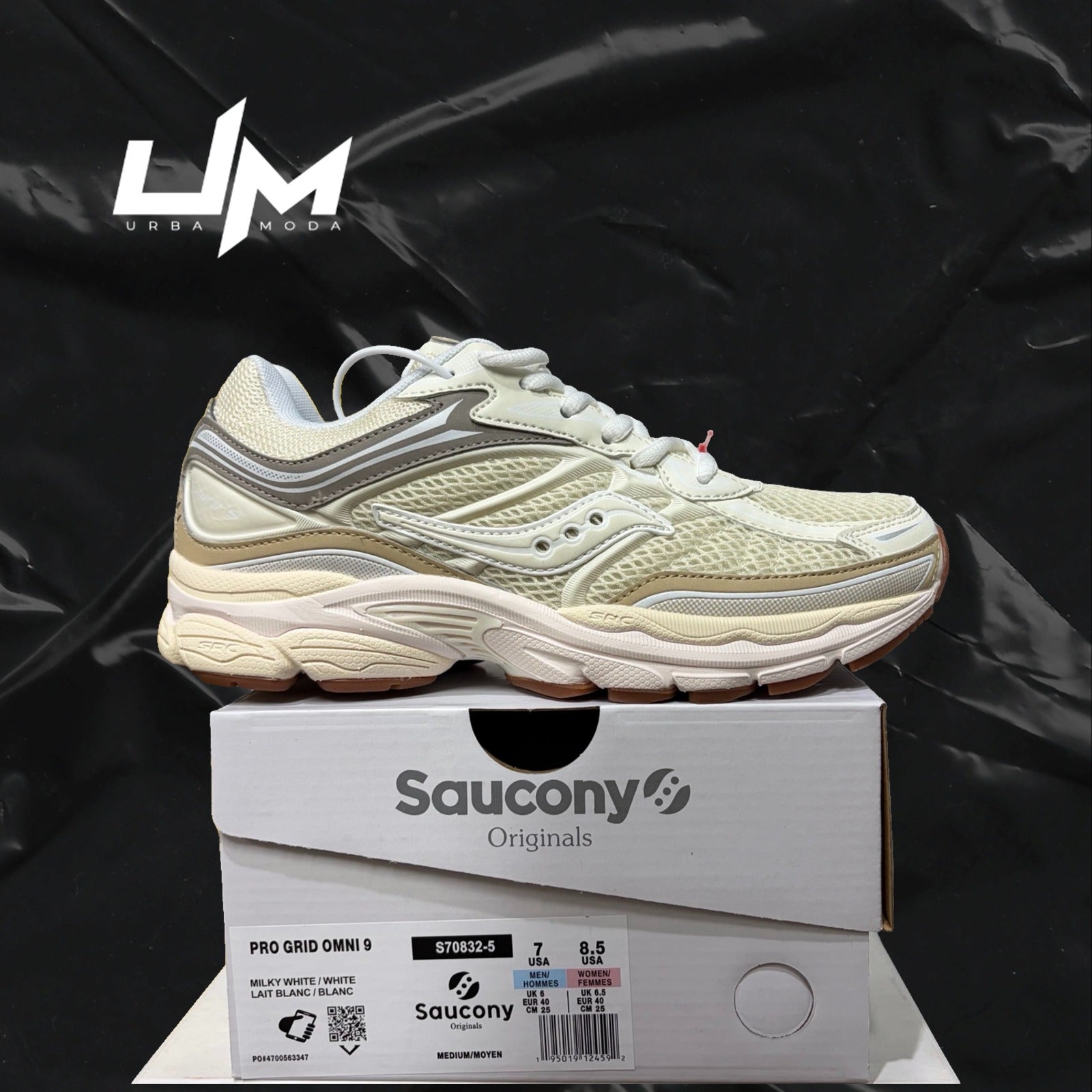 Saucony ProGrid Omni 9 Milky White