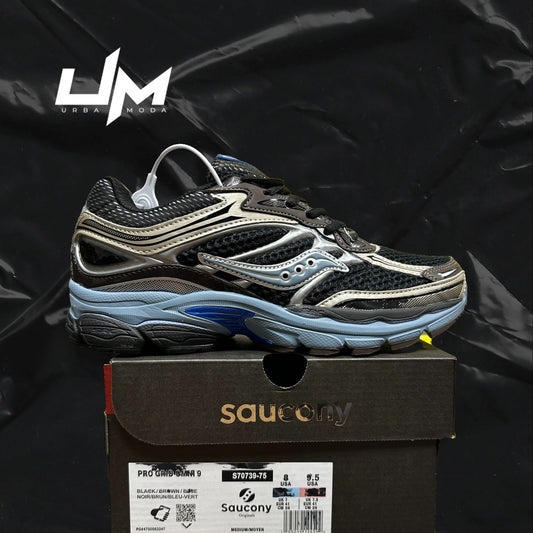 Saucony ProGrid Omni 9 Black Brown Blue