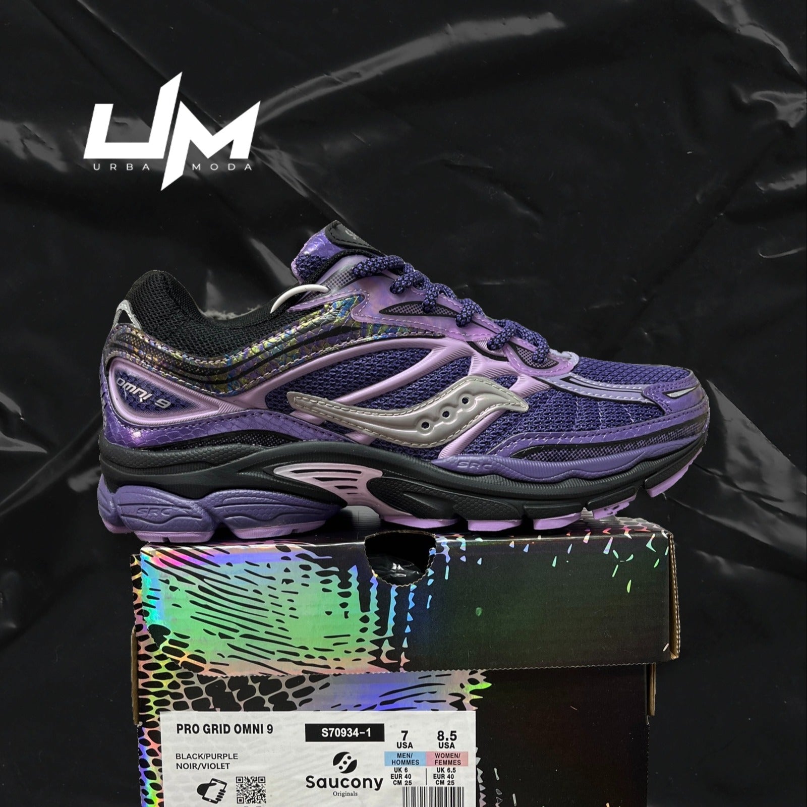 Saucony ProGrid Omni 9 Black Purple