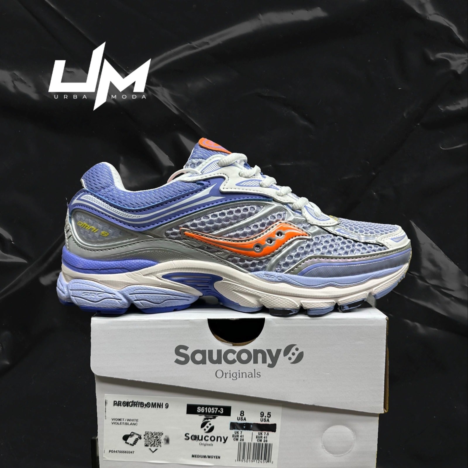 Saucony ProGrid Omni 9 Violet White