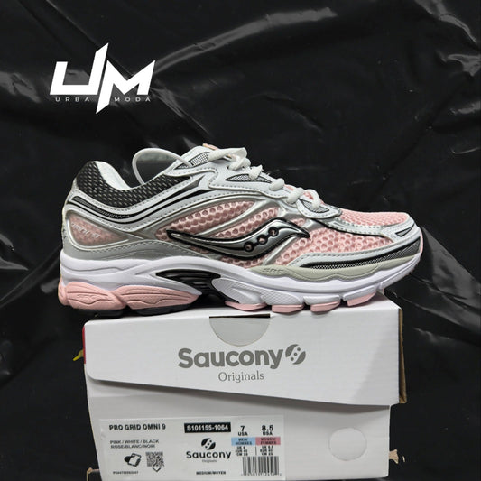 Saucony ProGrid Omni 9 Pink White Black