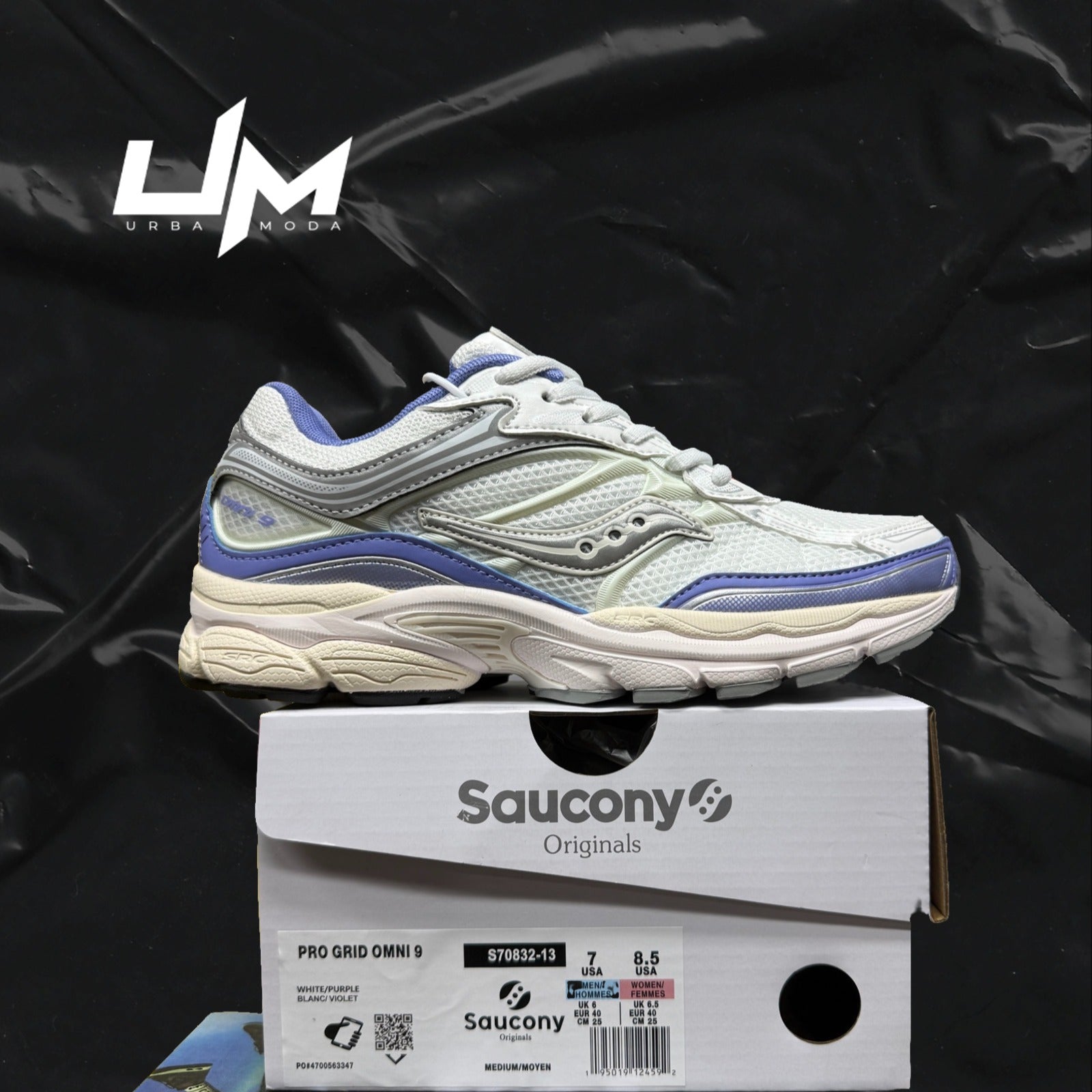 Saucony ProGrid Omni 9 White Purple